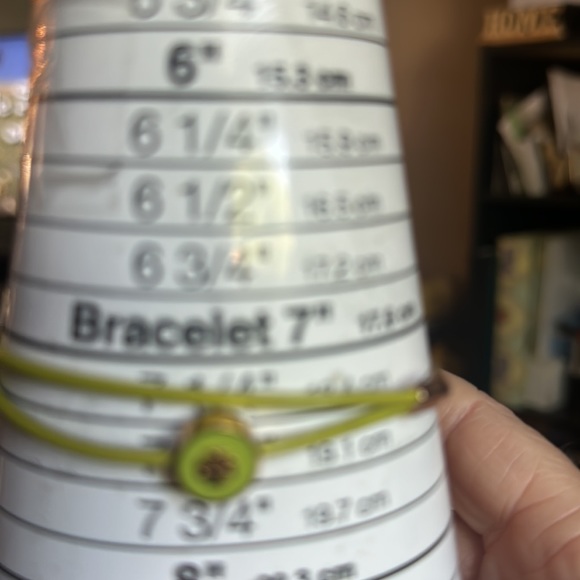 ❇️TORY BURCH❇️Lime Green❇️Kira Slider Bracelet BNIB - Picture 5 of 7